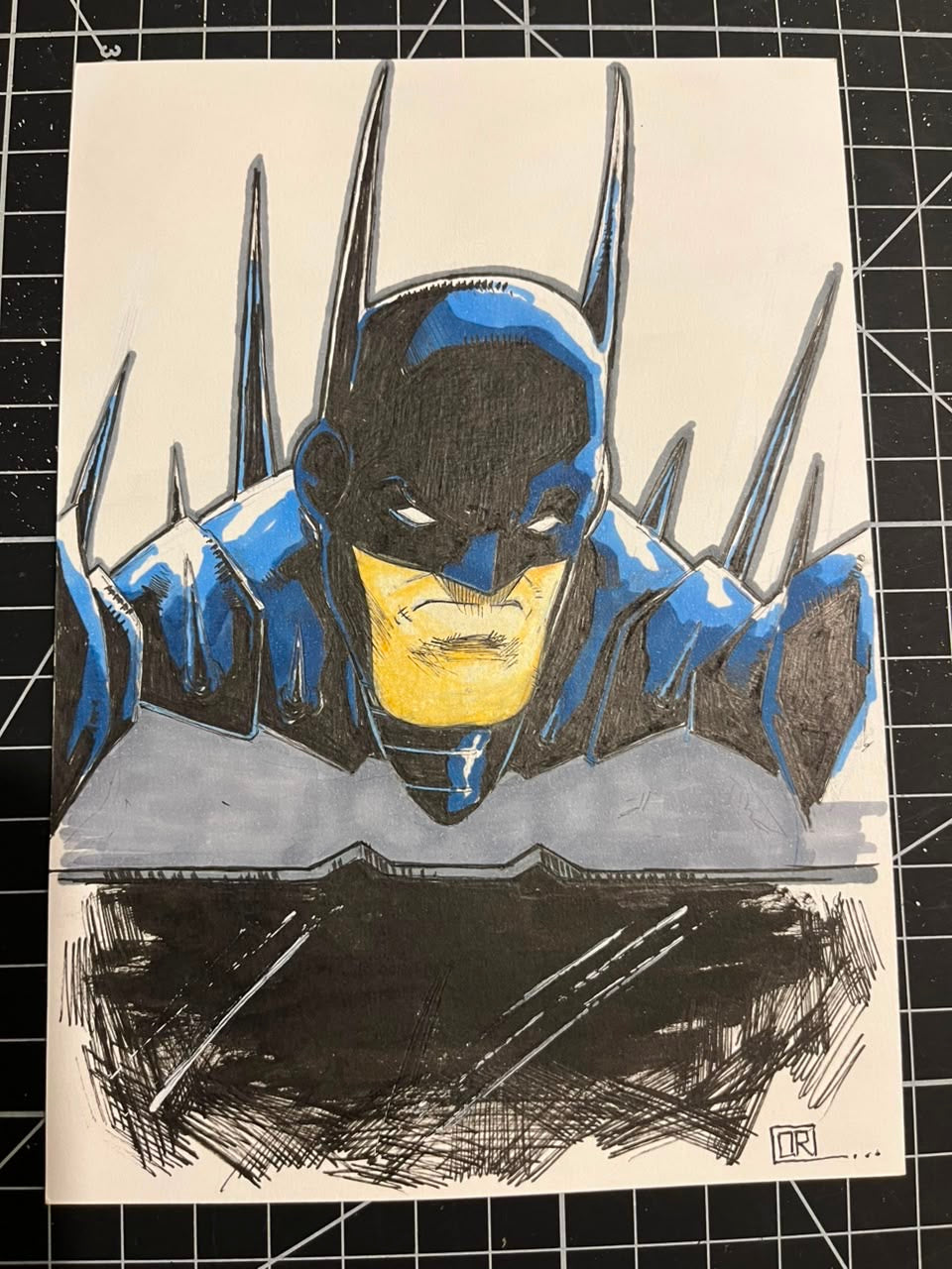 Absolute Batman - illustration by Osvaldo Ruiz