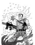 Punisher - illustration by Gustavo Magalhães