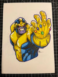 Thanos - illustration by Osvaldo Ruiz