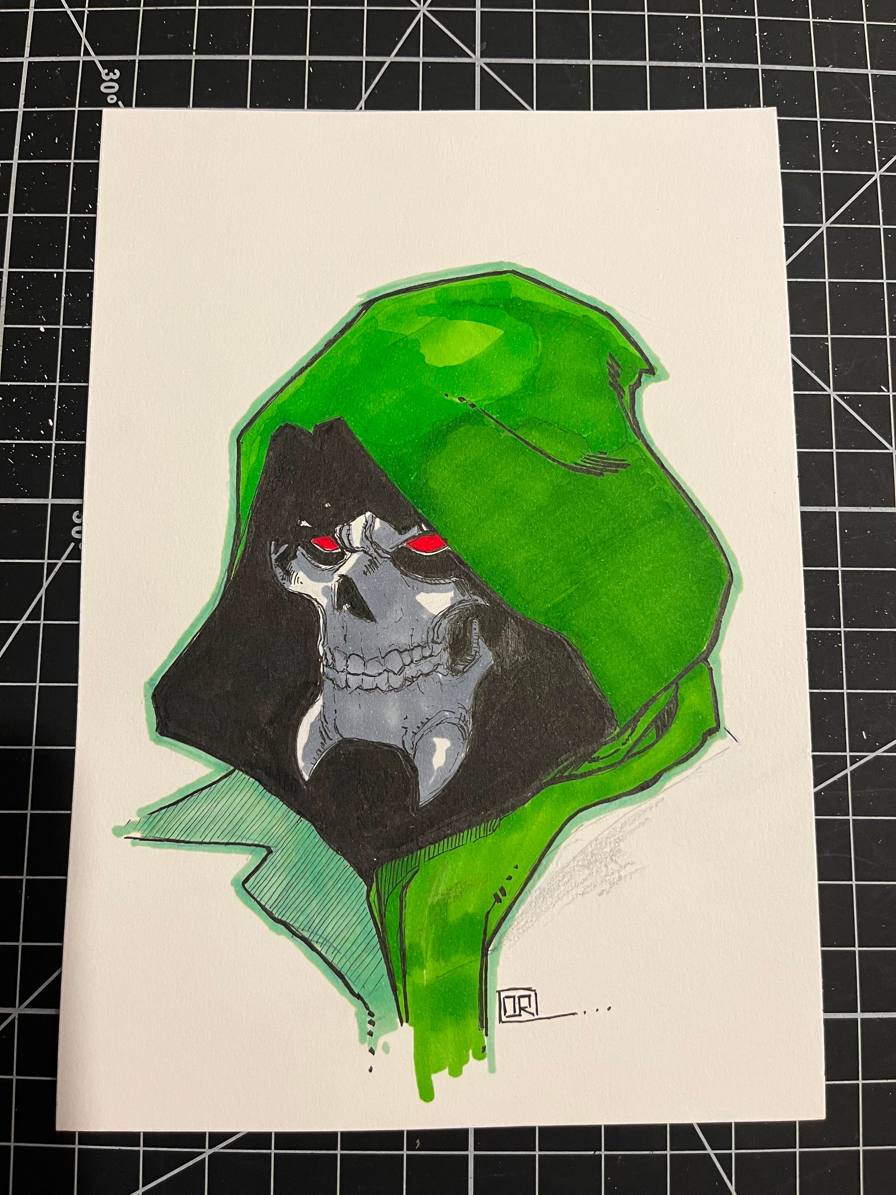Absolute Green Arrow - illustration by Osvaldo Ruiz