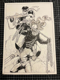 Wolverine/Punisher/Ghost Rider - illustration by Osvaldo Ruiz