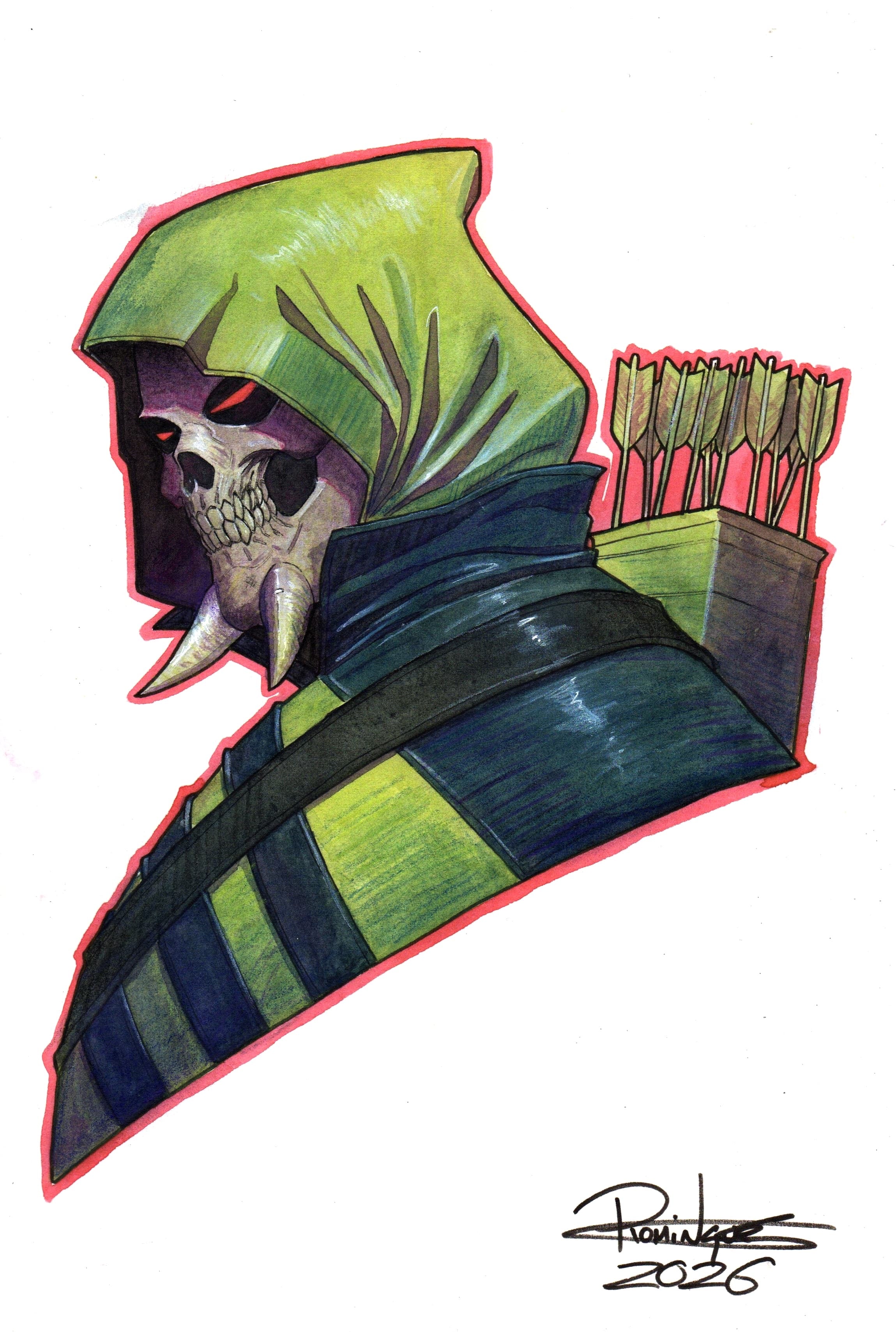 Absolute Green Arrow - Illustration by Rafa Domingues