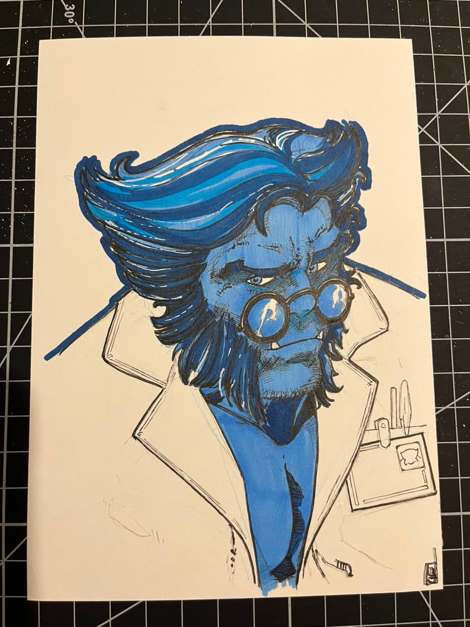 Beast - illustration by Osvaldo Ruiz