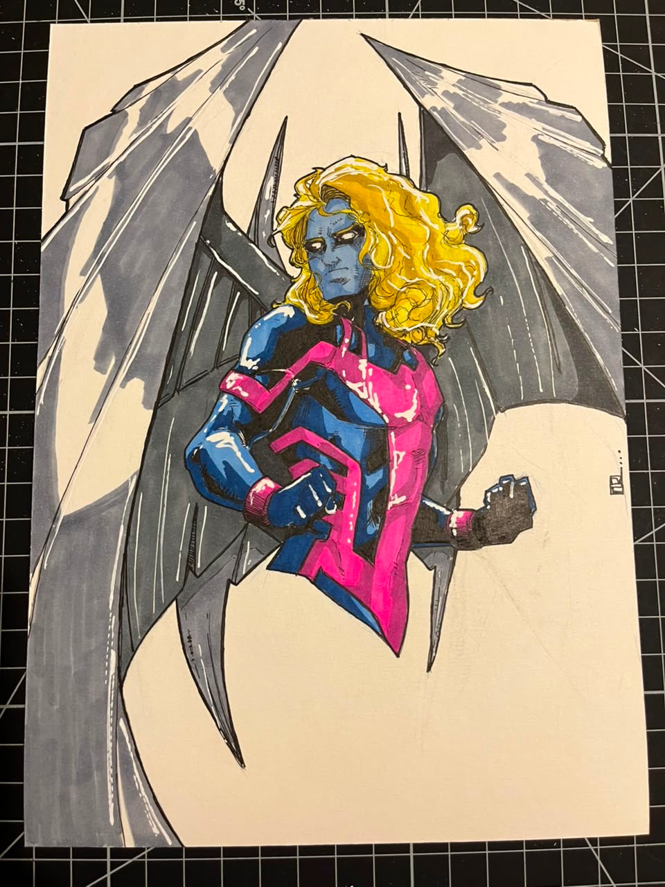 Angel - illustration by Osvaldo Ruiz