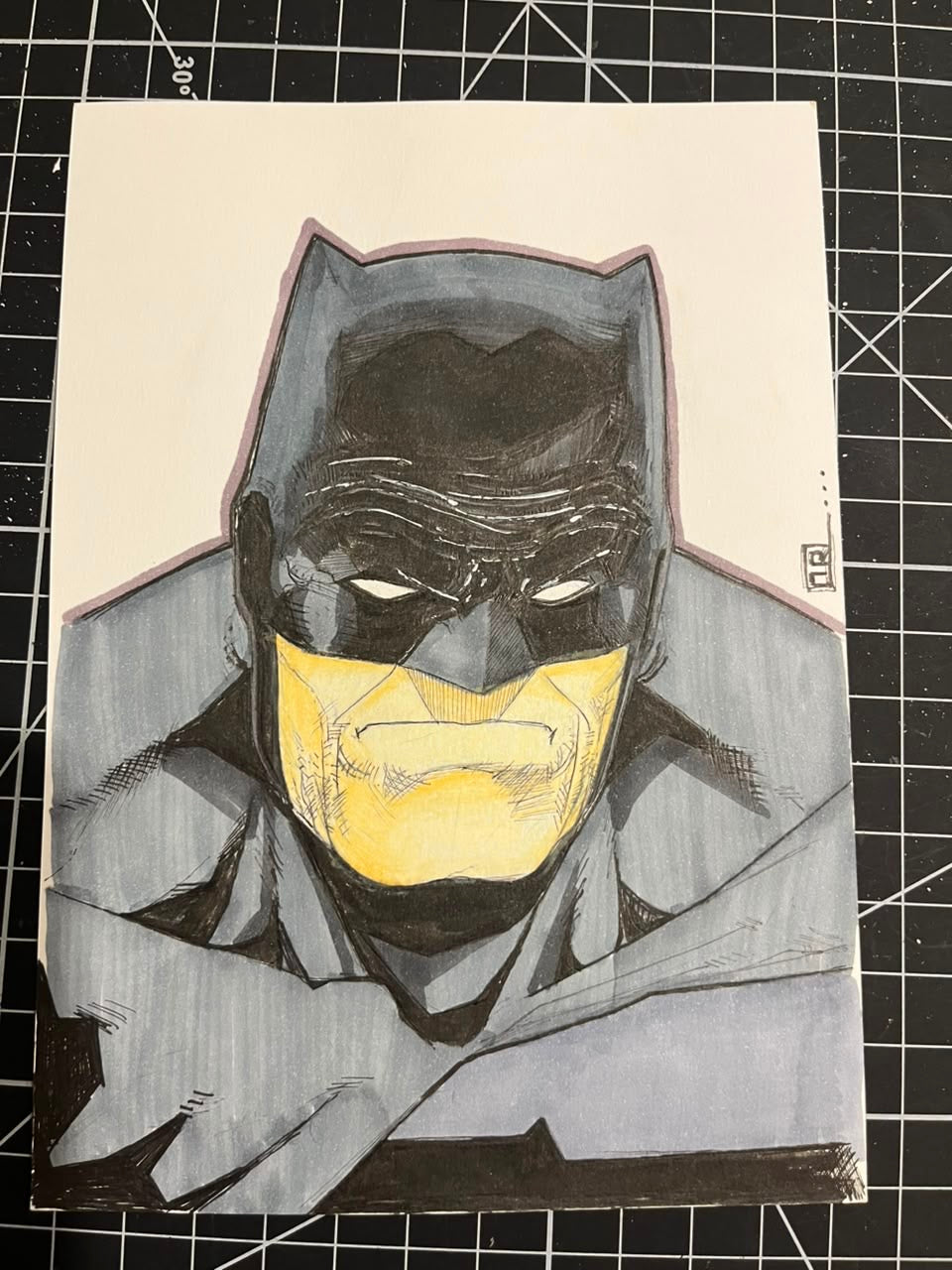 Batman - illustration by Osvaldo Ruiz