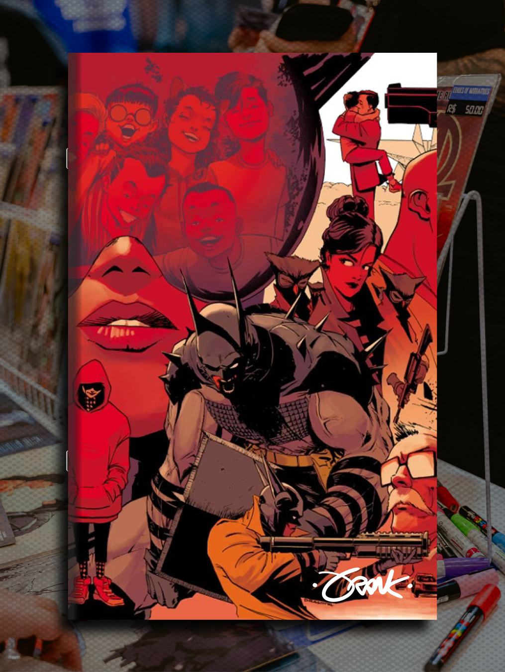 ABSOLUTE BATMAN #25 SIGNED BY FRANK MARTIN