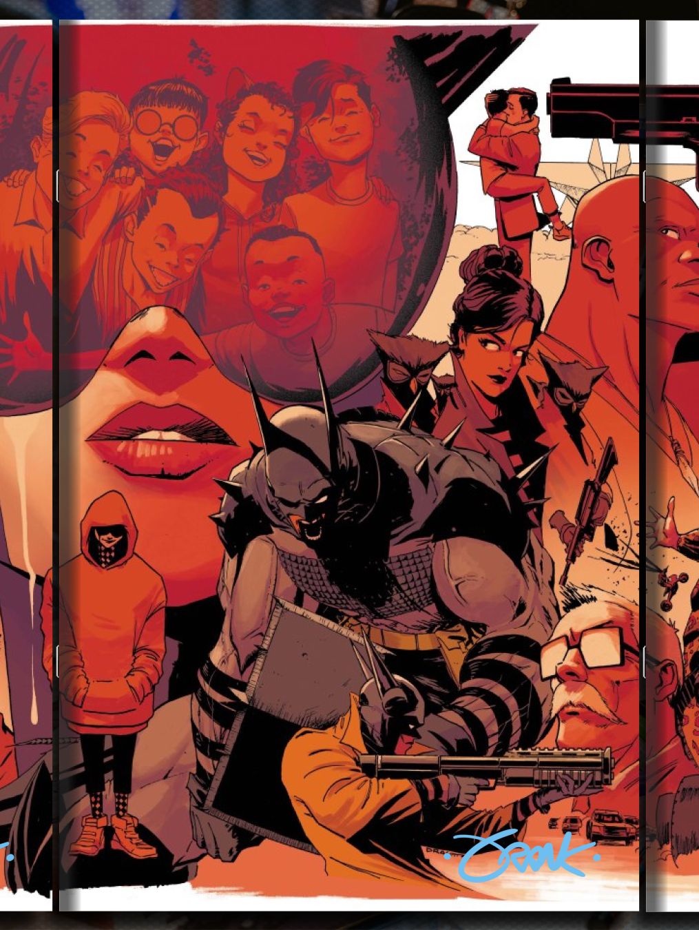 ABSOLUTE BATMAN #25 BUNDLE SIGNED BY FRANK MARTIN