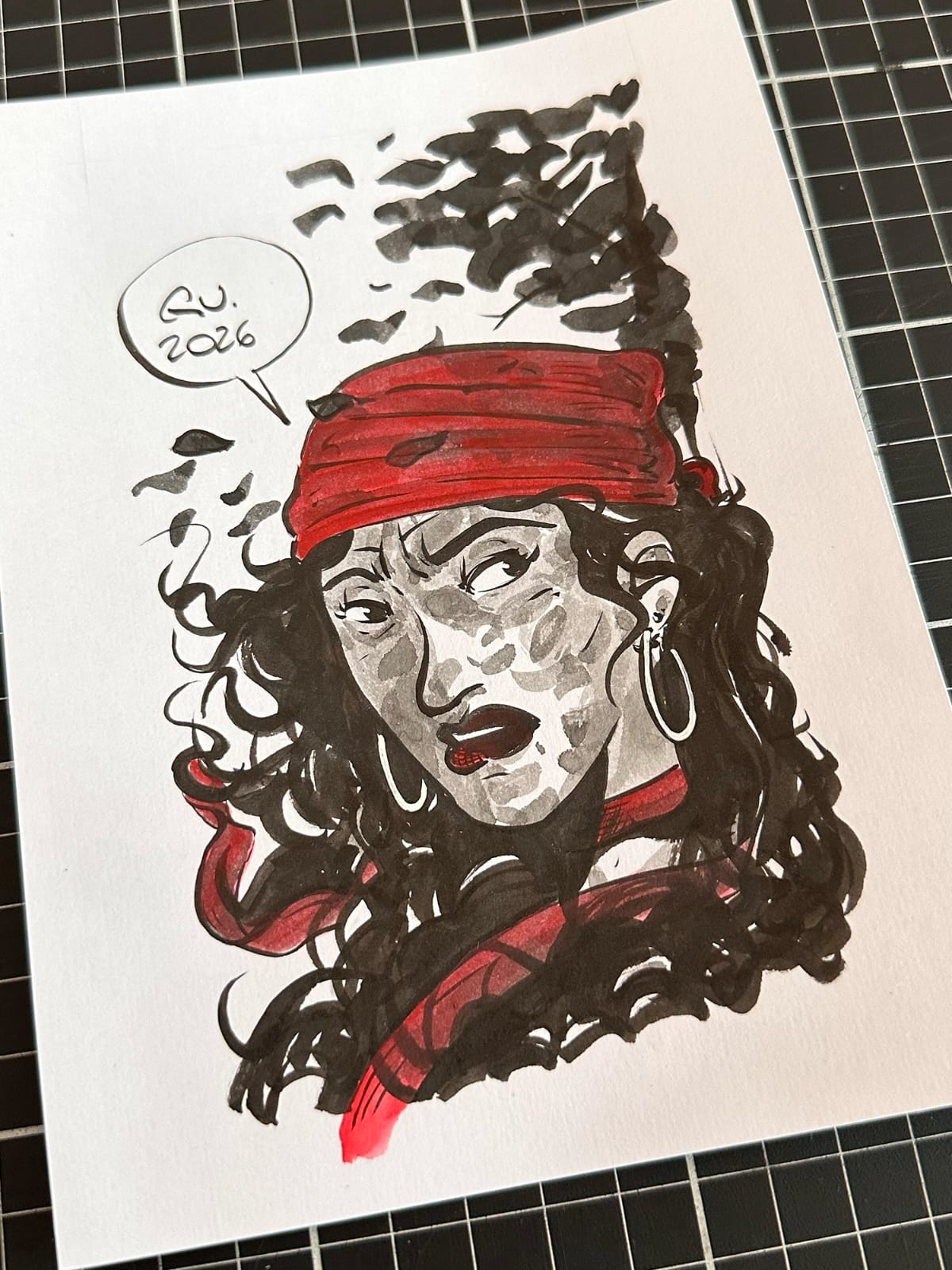 Elektra - Illustration by Gustavo Magalhães
