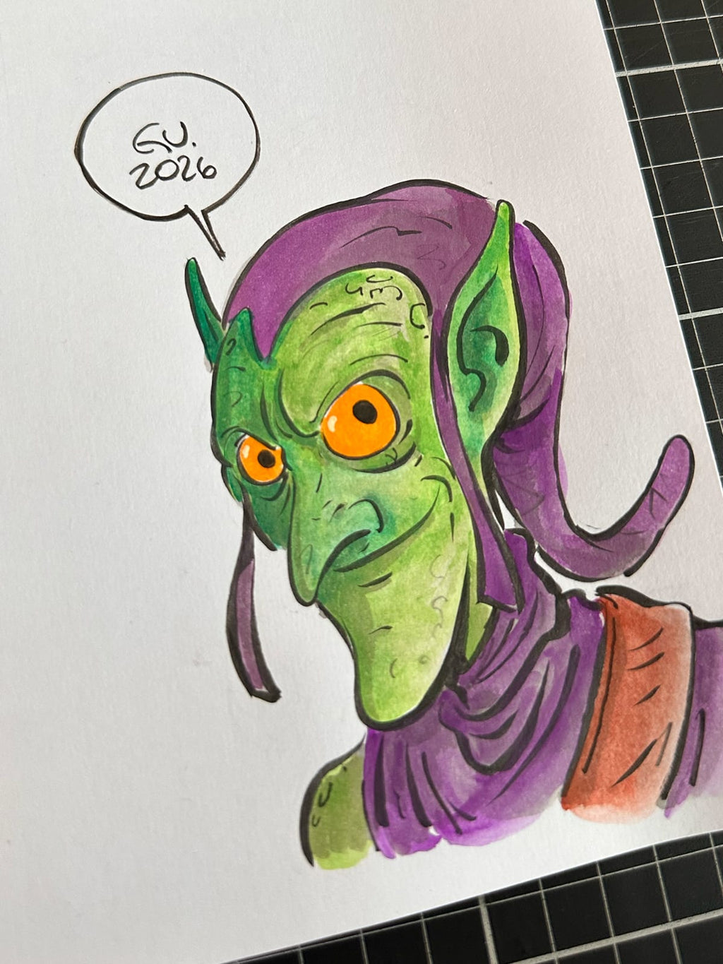 Green Goblin - Illustration by Gustavo Magalhães