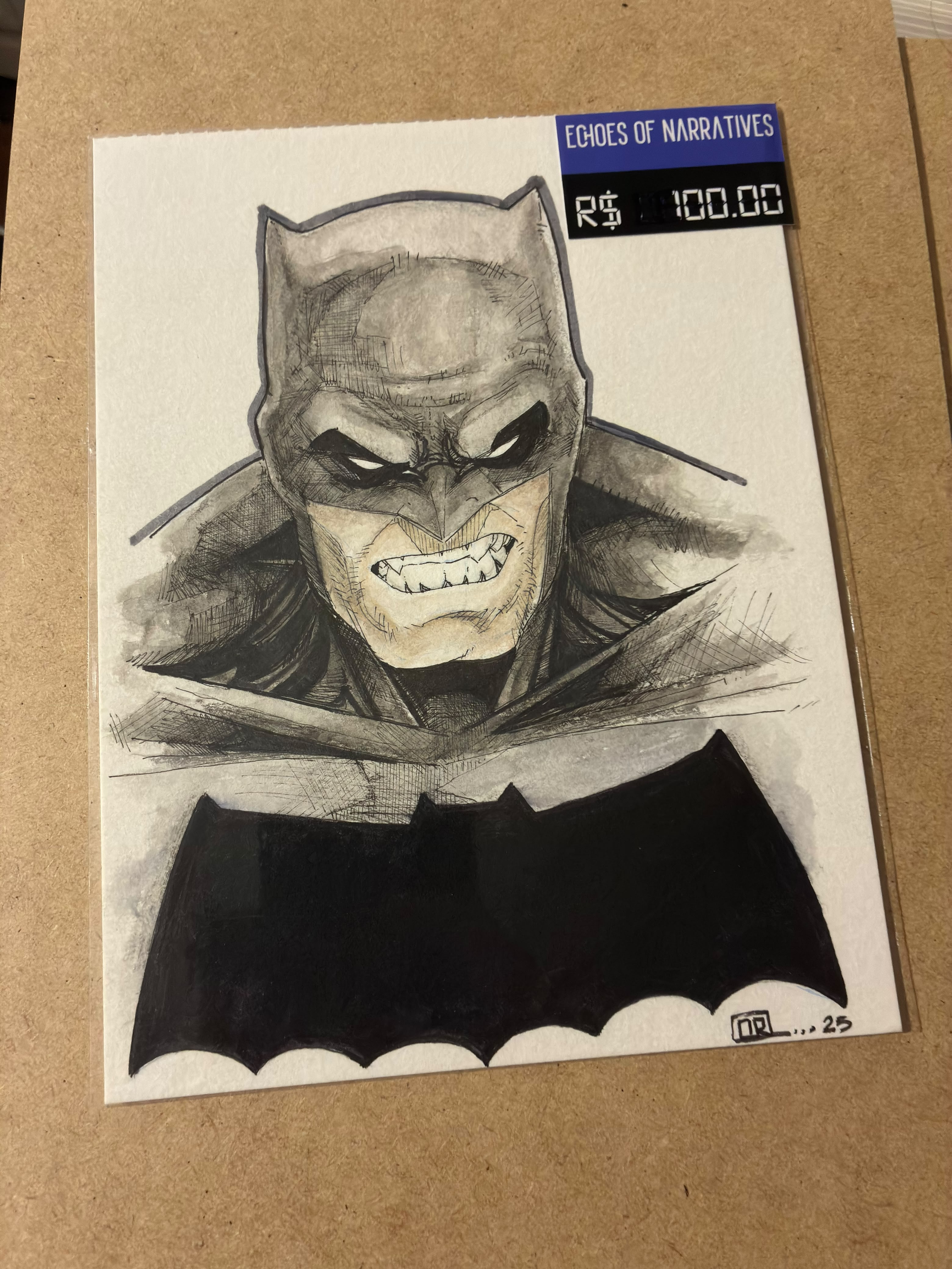 Batman - illustration by Osvaldo Ruiz