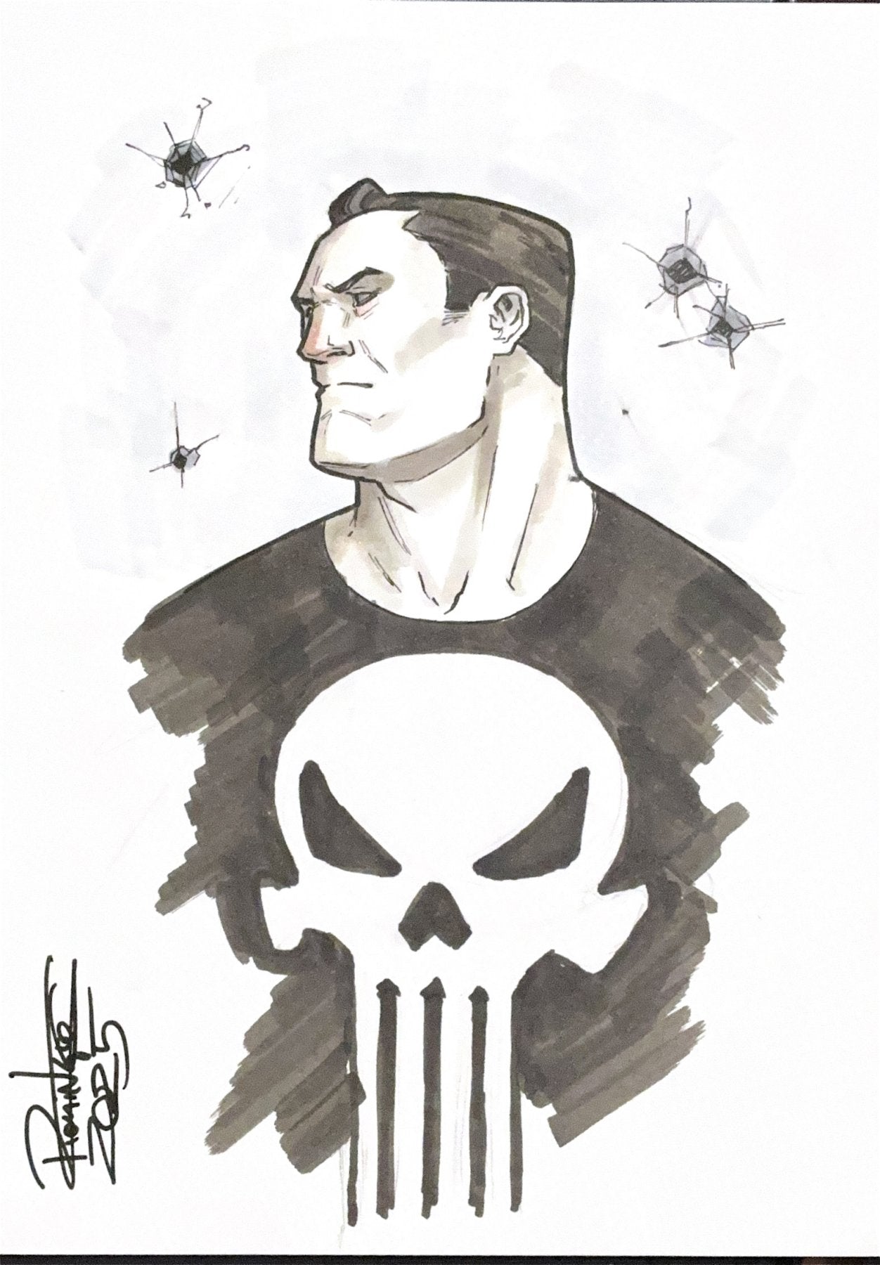 Punisher - illustration by Rafael Domingues